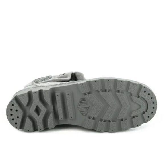 NEW Ladies Palladium Pallabrouse Grey Fold Up Combat Military Boots 11‎ - Picture 5 of 9